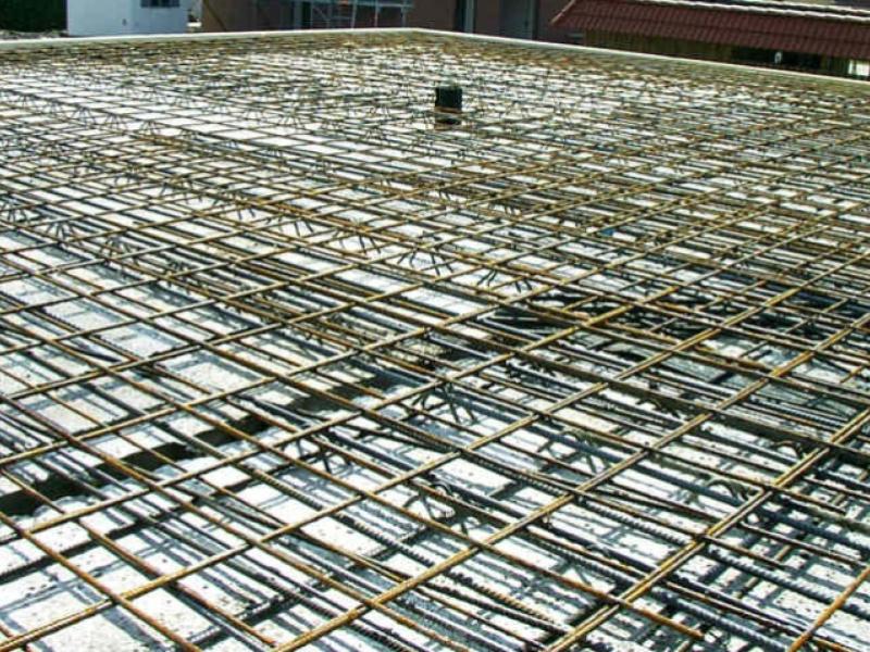 Vystužený filigrán pred betonážou